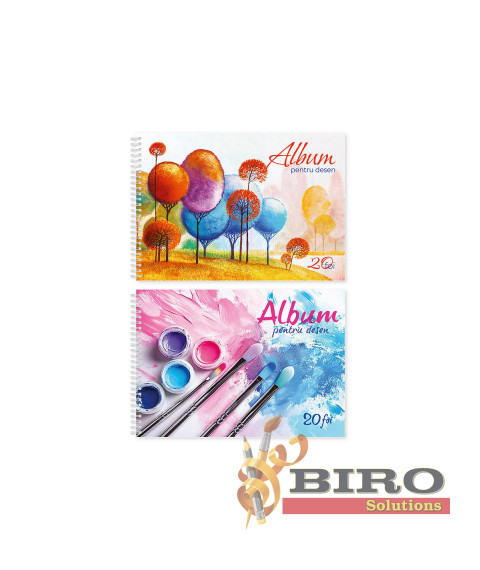 Album pentru desen, 20 foi, cu spirala